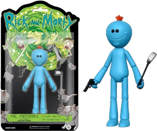  Download Funko Action Figure Rick And Rick And Morty Mr Meeseeks Toy Png Mr Meeseeks Png