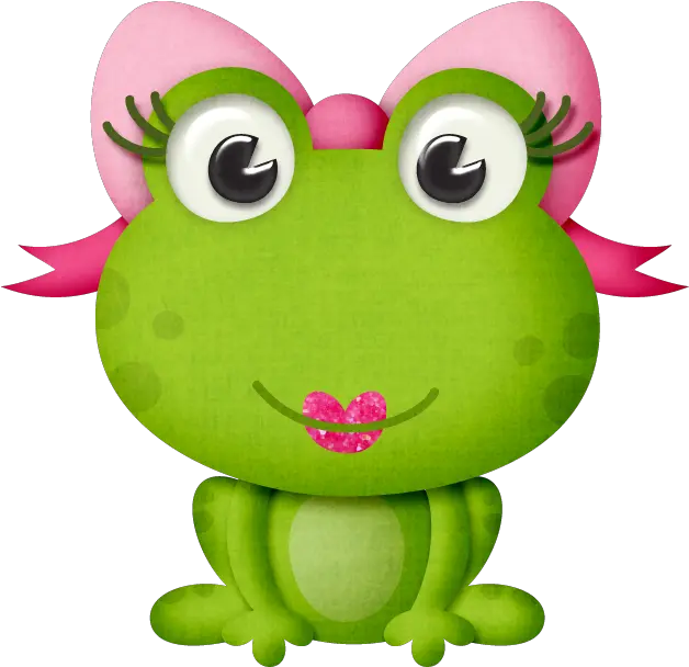  Frogs Png Girl Clipart Frog Rana De Lisa Frank Girl Frog Clipart Frog Clipart Png