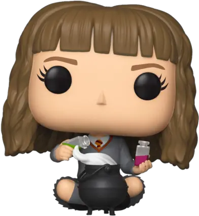  80 Hermione Granger With Cauldron Harry Potter Funko Pop Funko Pop Harry Potter Png Hermione Png