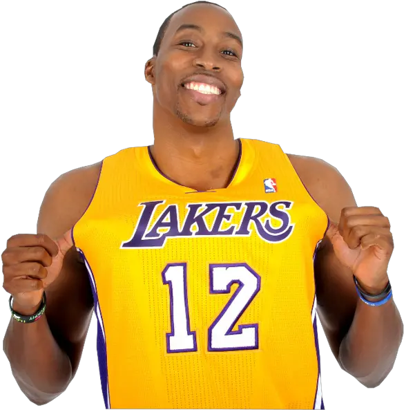  Download Dwight Howard Los Angeles Lakers Full Size Png Steve Nash Lakers Jersey Dwight Png