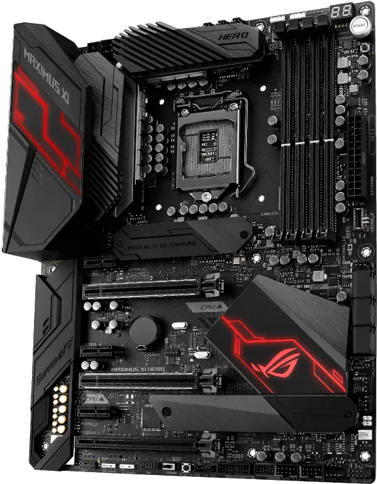  Rog Maximus Xi Hero Gaming Motherboardsrog Asus Rog Maximus Xi Hero Png Head Icon Tt 10.0