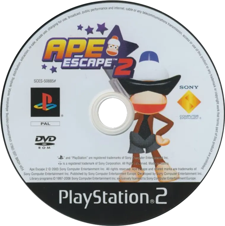  Ape Escape 2 Details Launchbox Games Database Sonic Mega Collection Plus Ps2 Cd Png Ape Escape Ps4 Icon