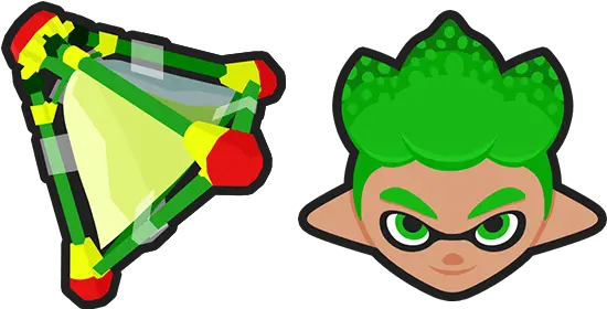  Splatoon 2 Green Inkling Splat Bomb Cursor U2013 Custom Clip Art Png Splatoon 2 Png