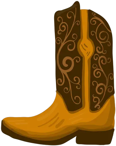  Cowboy Boot Illustration Transparent Png U0026 Svg Vector File Bota De Vaquero Png Boot Transparent