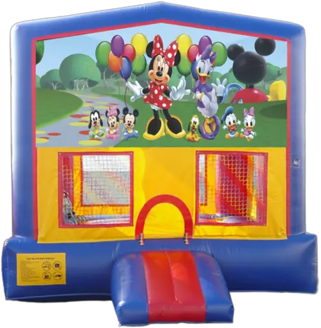  Minnie Mouse Bounce House Rentals Jumpinjackspartycom Beauty And The Beast Bounce House Png Minnie Mouse Face Png