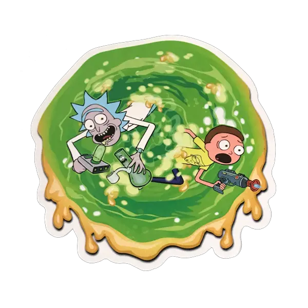  Rick Morty Dab Portal Sticker Rick And Morty Png Rick And Morty Portal Png