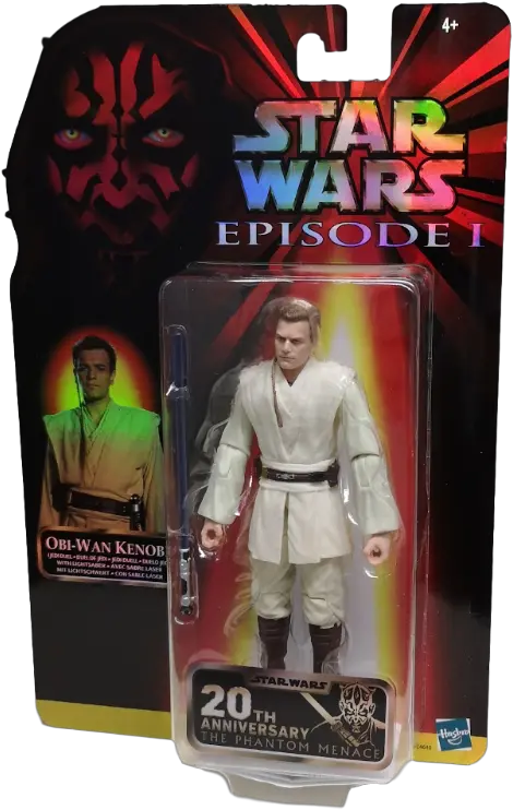  Star Wars Episode 1 Obi Wan Kenobi Jedi Duel 6 Black Series Exclusive Figure Star Wars Png Obi Wan Kenobi Png