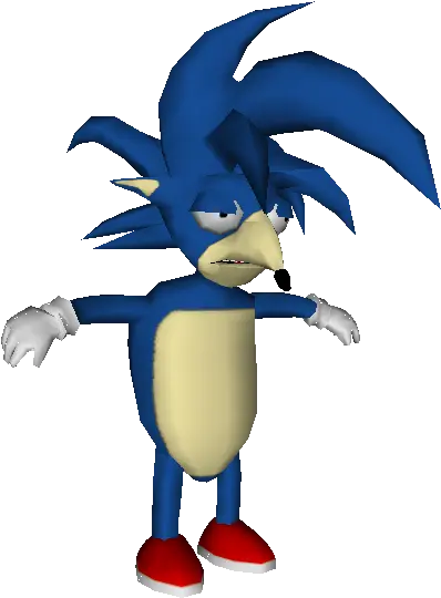  Wii The Simpsons Game Sonic The Models Resource Simpsons Sonic The Hedgehog Png Sanic Png