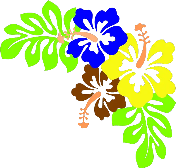  Clip Art Hawaiian Flower Clipart Transparent Background Png Hibiscus Flower Png