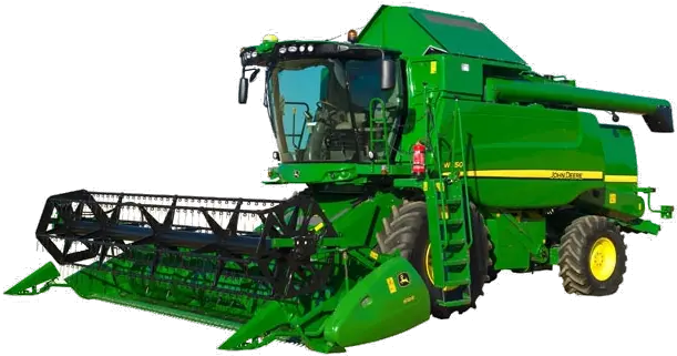  Download Free Png John Deere Combine Harvesters John Deere Combine White Background John Deere Tractor Png