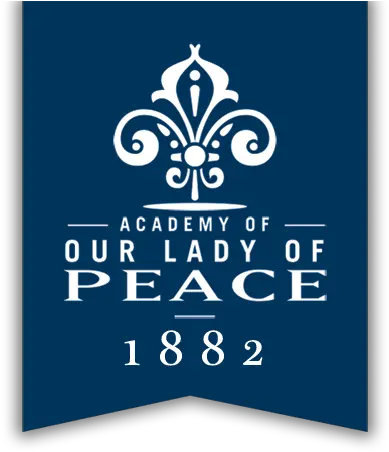  Academy Of Our Lady Peace San Diego Academy Of Our Lady Of Peace Logo Png Peace Logo