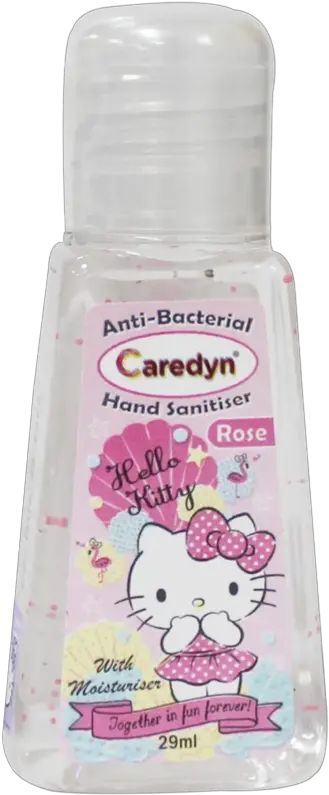  Caredyn Hello Kitty Hand Sanitiser Rose Nail Care Png Hello Kitty Png