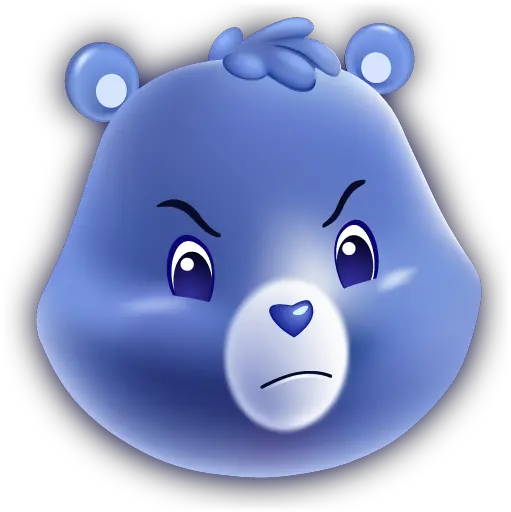  Grumpy Bear Icon In Png Ico Or Icns Care Bear Icons Bear Head Png