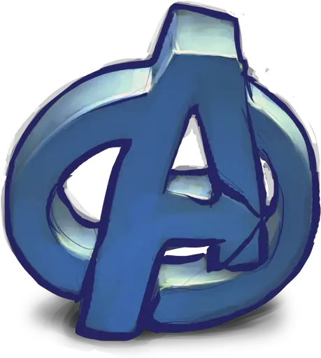  Comics Avengers Icon Png Blue Avengers Logo Avengers Symbol Png