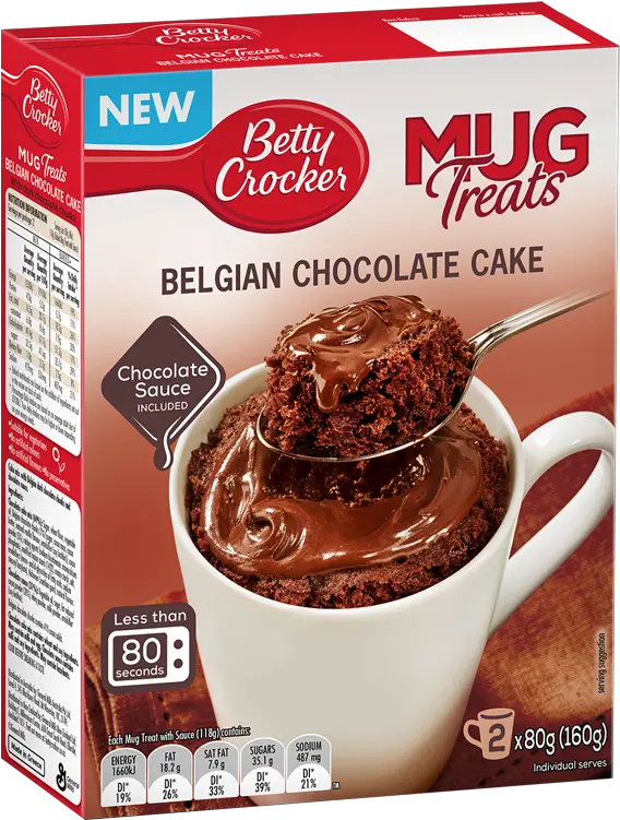  Copy Of Betty Crocker Mug Treats Betty Crocker Mug Treats Chocolate Caramel Blondie Png Betty Crocker Logo