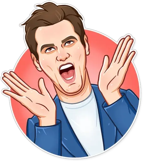  Sticker Maker Cartoon Png Jim Carrey Png