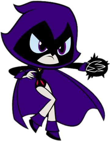  Teen Titans Go Raven Aiming Png Image Teen Titan Go Raven Teen Titans Logo Png