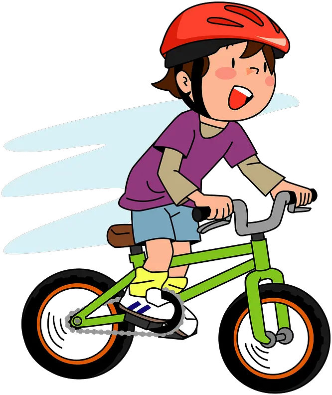  Boy Is Riding A Bicycle Clipart Free Download Transparent Kid Riding Bike Clipart Png Bicycle Rider Png