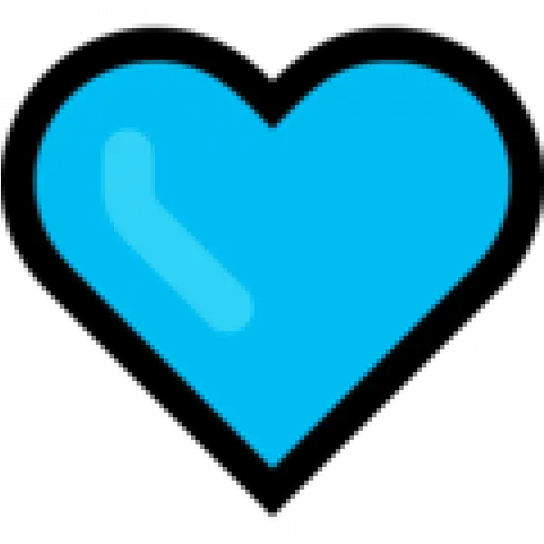  On Microsoft Windows Emoji Blue Heart Png Emoji Hearts Transparent