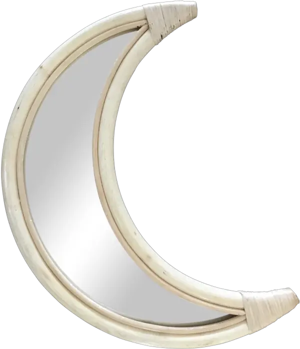  Rattan Mirror Crescent Moon Pre Order Item U2013 Hunter U0026 Nomad Rattan Moon Mirror Png Crescent Moon Transparent