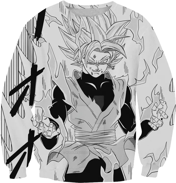  Rose Goku Manga Hoodie Super Saiyan Goku Black Dragon Ball Super Clothing Black Goku T Shirt Png Goku Black Rose Png