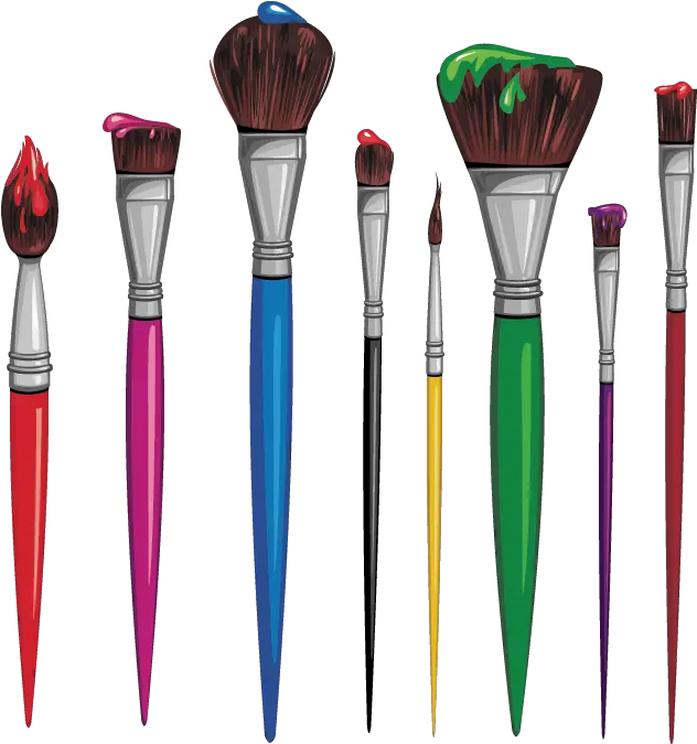  World Of Colors Paint Brush Vector Download 700x700 Paintbrush Illustration Png Paint Brush Vector Png