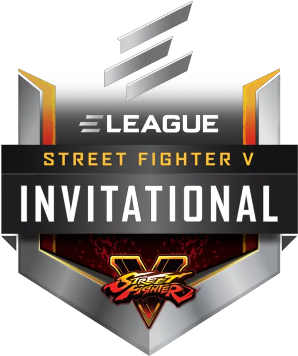  Street Fighter Tournament Logo Eleague Street Fighter V Invitational Png Street Fighter Logo Png