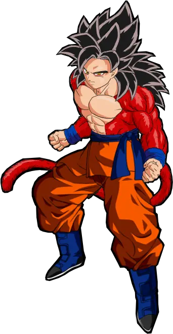  Goku Extra Trajes Y Transformación Para Dragon Ball Z Goku Super Saiyan 4 Ascended Png Goku Png