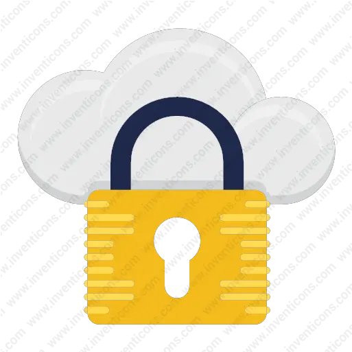  Download Cloud Security Vector Icon Inventicons Za Png Cloud Security Icon