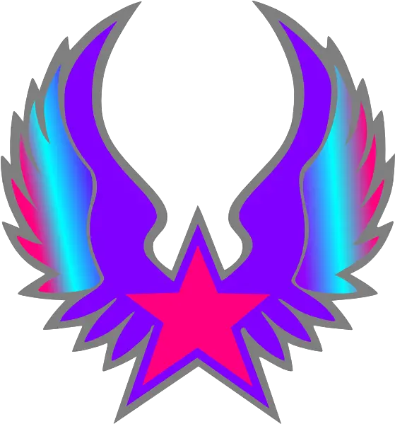  Rock Star Clip Art Red Star With Wings Png Rockstar Png