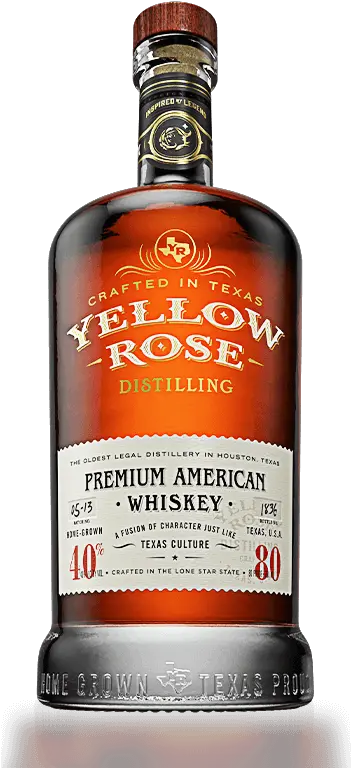  Yellow Rose Distilling Premium American Yellow Rose Premium American Whiskey Png Whiskey Bottle Icon