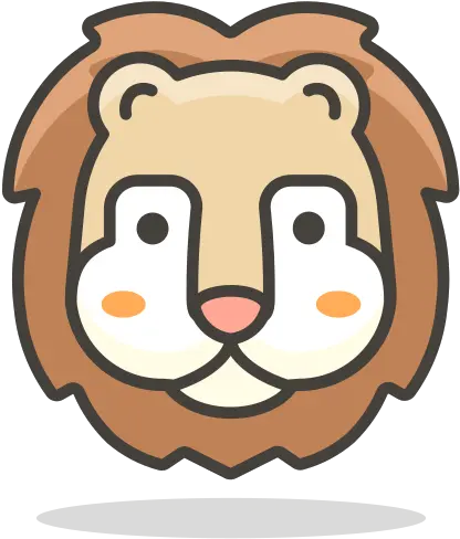  Lion Face Free Icon Of 780 Vector Emoji Icone Leao Png Lion Icon Png