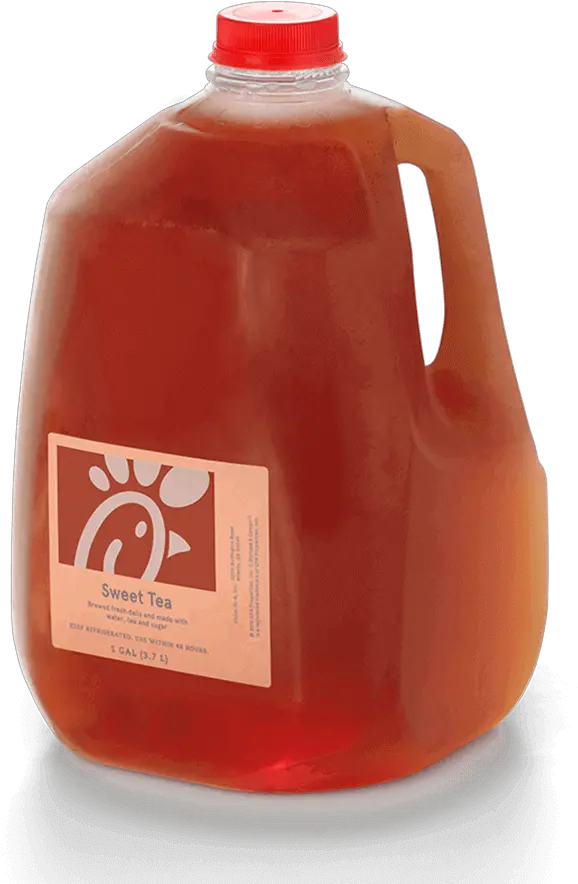  Gallon Freshly Brewed Iced Tea Sweetened Chickfila Chick Fil A Unsweet Iced Tea Png Tea Transparent