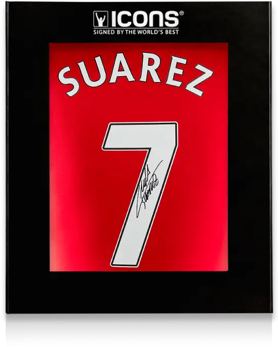  Luis Suarez Back Signed Liverpool 2014 Language Png Marco Diaz Icon