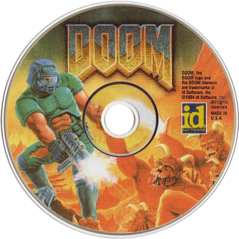  Play Doom For Pc Dos Online Oldgamessk Doom 1993 Cd Cover Png Doom Ii Icon Of Sin