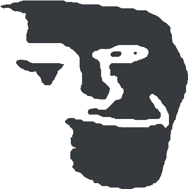  Troll Face Scary Sticker Troll Face Troll Scary Trollface Discord Png Scary Face Icon