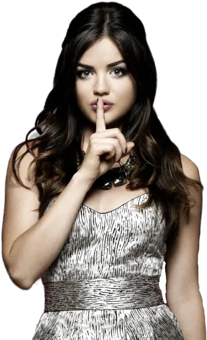  Download Lucy Hale Autographed 8 X 10 Pretty Little Liars Pretty Little Liars Aria Et Ezra Png Lucy Png