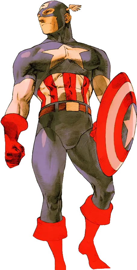  Marvel Vs Capcom 2 Marvel Vs Capcom 2 Captain America Png Marvel Vs Capcom Png