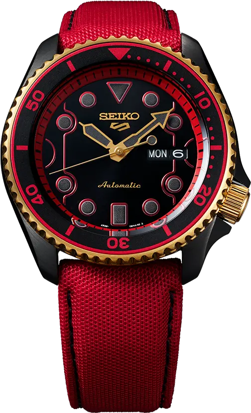  Seiko 5 Sports Street Fighter V Limited Edition Ken Model Seiko Street Fighter Ken Png Street Fighter 2 Logo