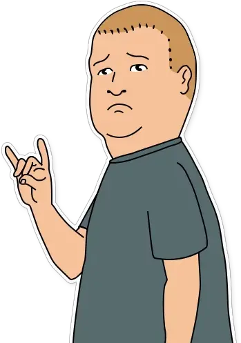  Telegram Sticker Bobby King Of The Hill Transparent Png Hank Hill Transparent