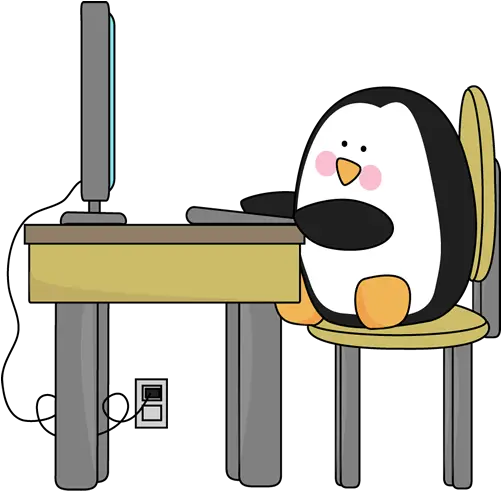  Me Gusta Clipart Clip Art Library Penguin On A Computer Png Me Gusta Png