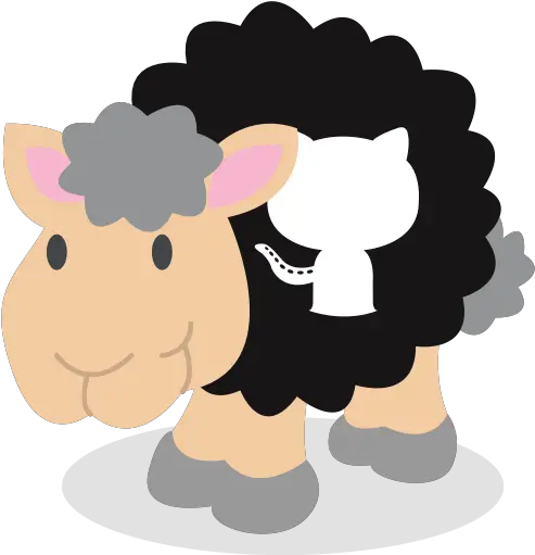  Sheep Github Social Network Icon Free Download Cartoon Facebook Icon Png Git Hub Icon