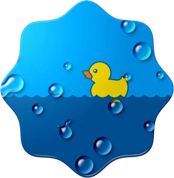  Monica Michielin Alphabets Blue Lumpy Font Rubber Duck Png Ducky Icon