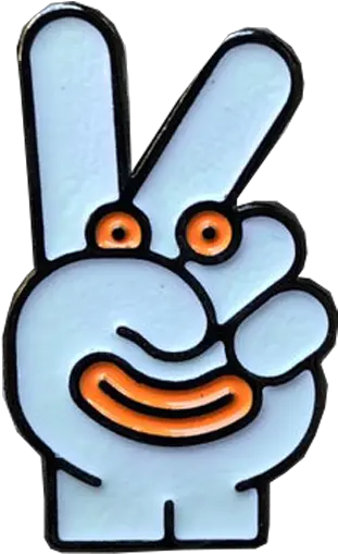  Peace Glow In The Dark Pin Png Up Icon