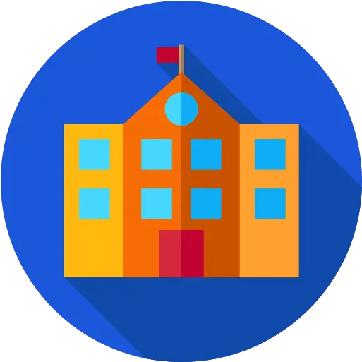  School Free Buildings Icons Color School Icon Png School Icon Png