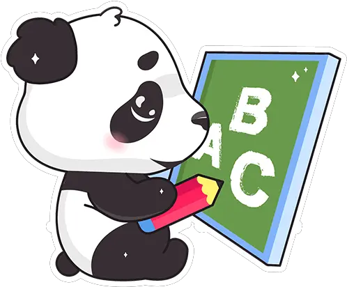  Panda Emoji By Michelle Sticker Maker For Whatsapp Kawaii Panda Adorable Cute Png Panda Emote Icon