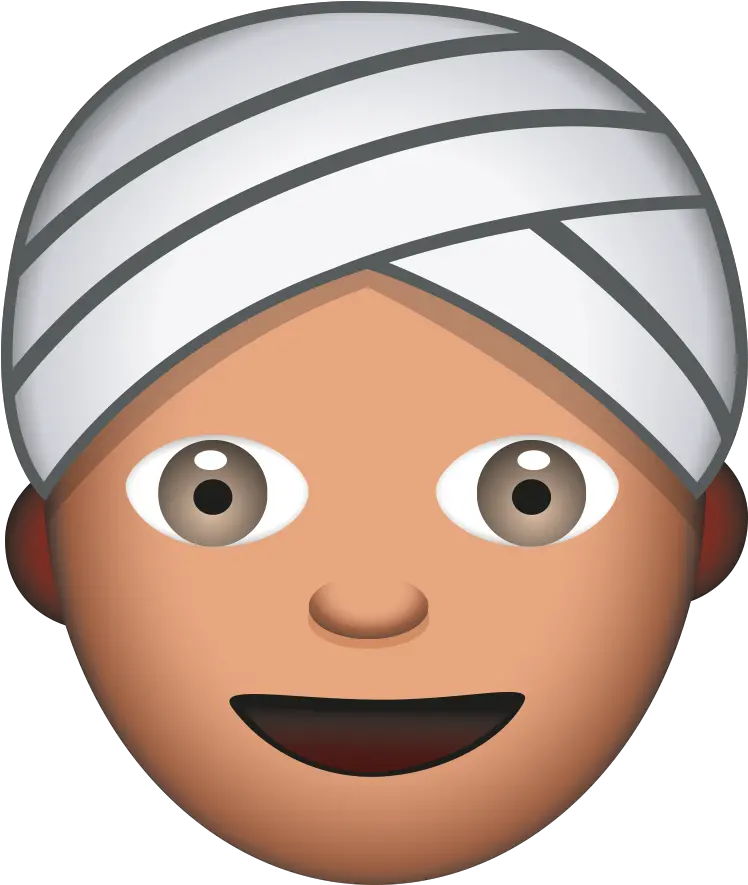  Man With Turban Emoji Clipart Full Size Clipart Png Man Emoji Png