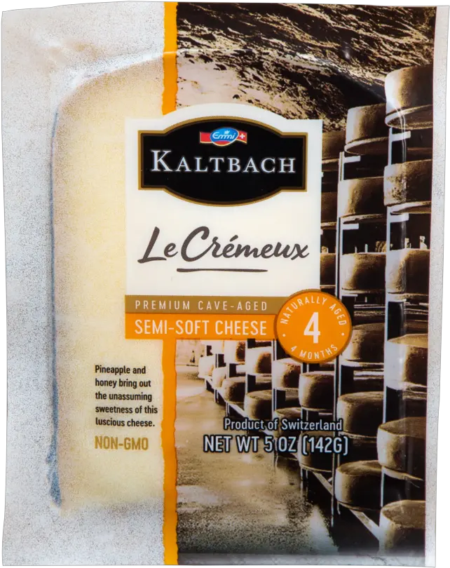  Kaltbach Cheese Made In Switzerland Emmi Usa Emmi Kalbatch Cheese Premium Cave Aged La Cremeux Png Cheese Wheel Icon