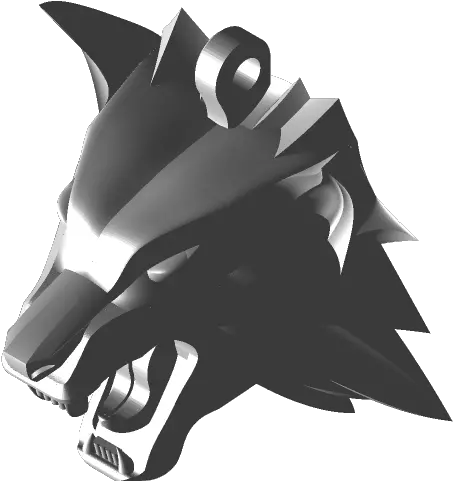  Witcher 3 Wolf Head 3d Cad Model Library Grabcad Fictional Character Png Witcher 3 Logo