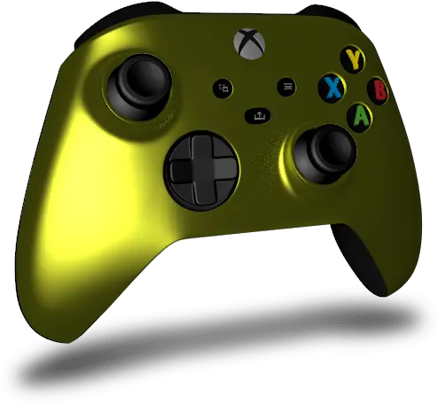  Chrome Gold Xbox Controller Buy Online Altered Labs Video Games Png Controller Folder Icon